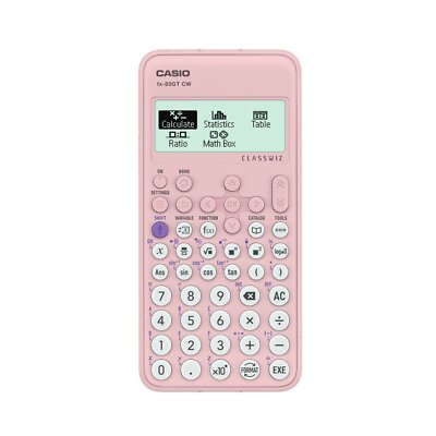 Casio FX-83GTCW Scientific Calculator Pink. GCSE & Highers
