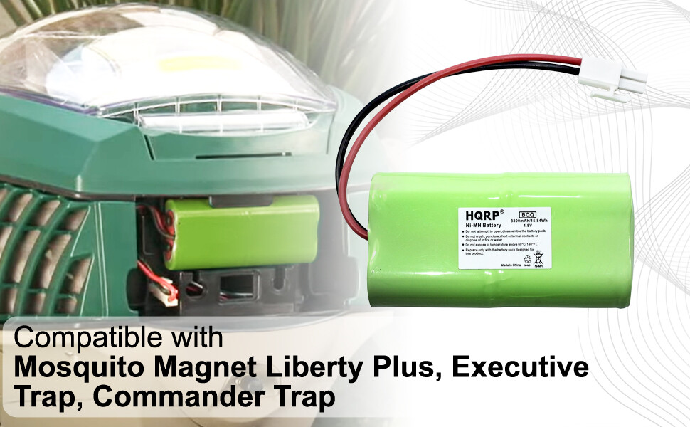VHBW - Batteria Compatibile Con Dynatrap H-sc3000x4 Trappola Anti-zanzare (3000mah, 4,8v, Nimh