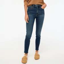 J. Crew 10  High Rise Skinny Dark Wash Jeans  24