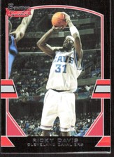 2003-04 3477A Bowman Signature Ricky Davis Rookie Cleveland Cavaliers #53