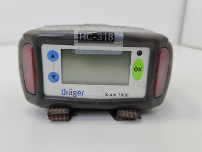Drager X-am 7000 Multi Gas Detector , HC#318 (CANNOT TURN ON - CABLE MISSING)