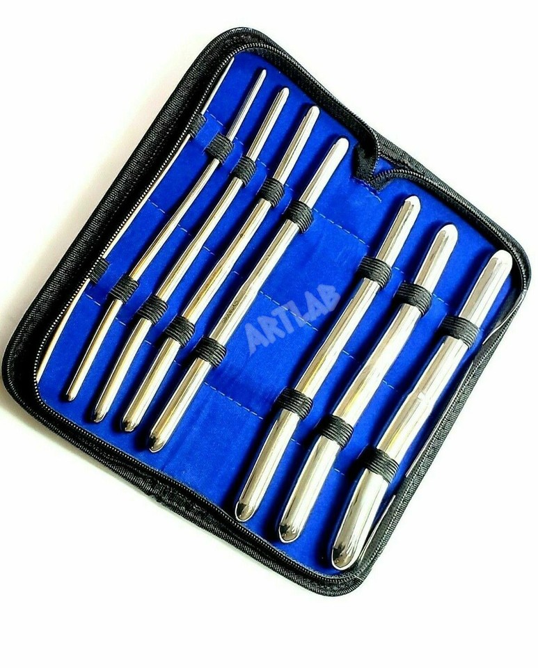 SS Hegar Sounds Dilator Urethral Surgical Gyne Diagnostic Equipment Set