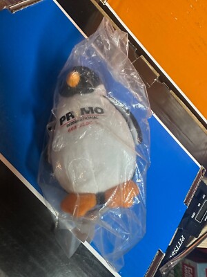 Trade Show Small 6''  Cute Penguin Soft Plush w some Beans Primo International