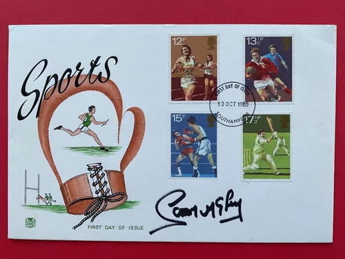 Stuart 1980 sport FDC signed cover - Ref J5