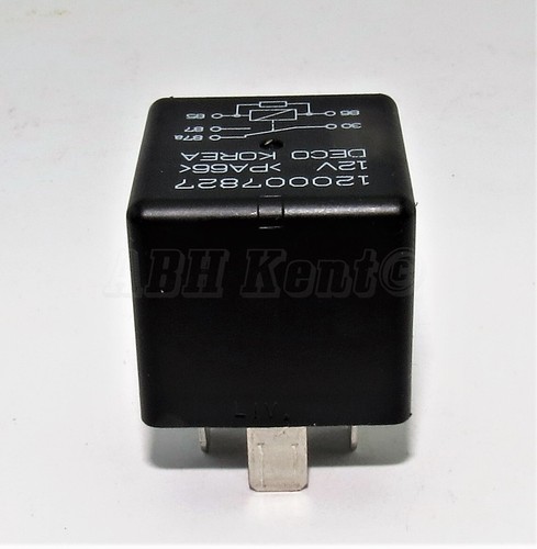 918-Vauxhall Opel (2012-2018) 5-Pin Noir Relais 120007827 12V Deco Corée - Picture 4 of 7