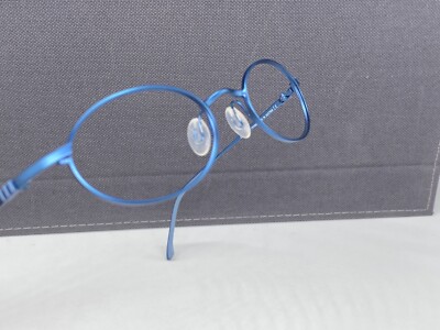 Adidas Brille Herren Damen Rund Oval blau kleine Gläser A754 NP: 187 