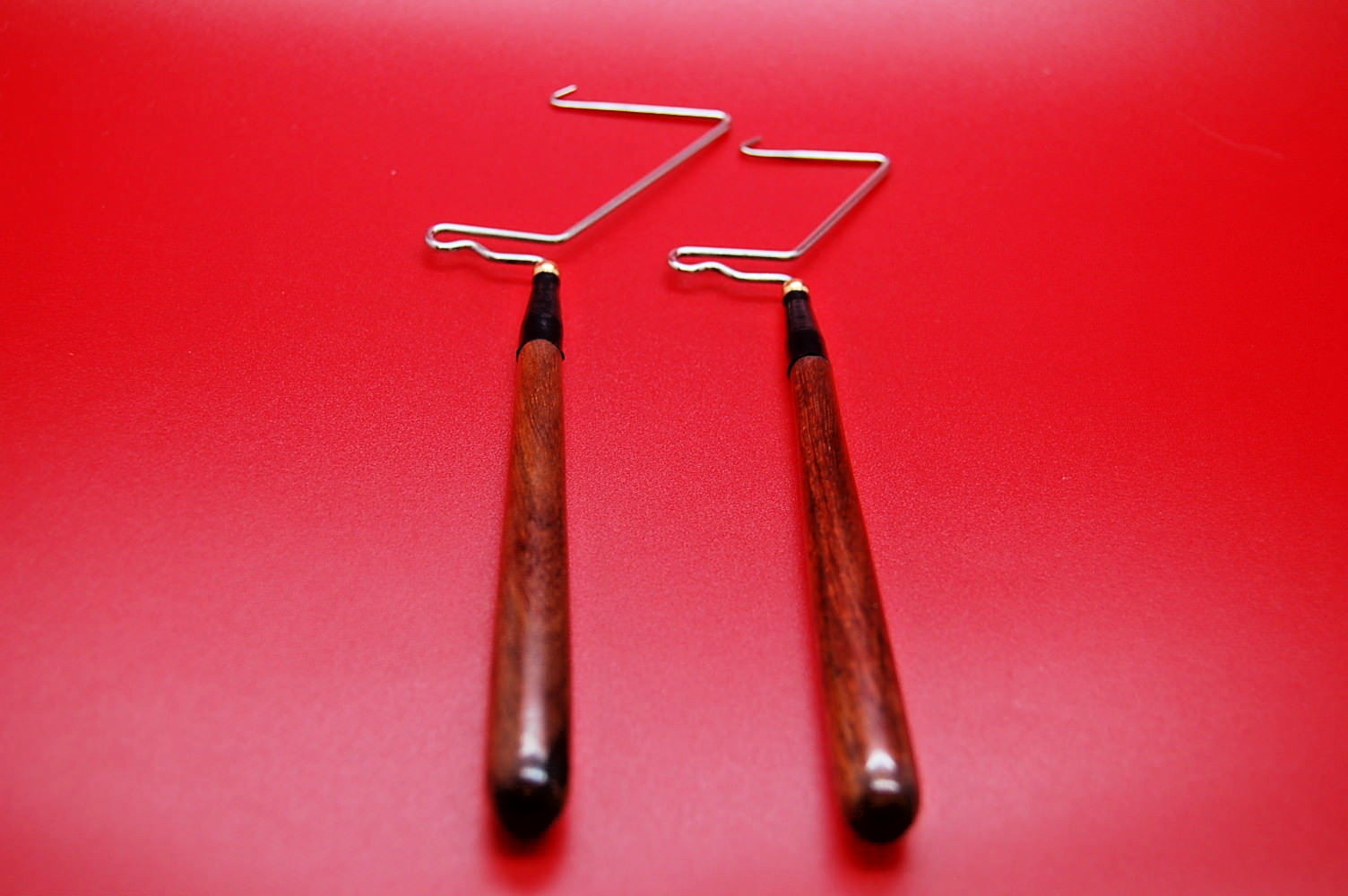 2X Fly Tying Rotatting Rotary wooden Whip Finish Finisher Tool,Fly