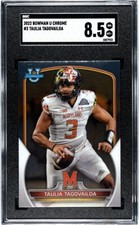 2022 Bowman U Chrome #3 Taulia Tagovailoa SGC 8.5 NM- MINT+ RC Maryland