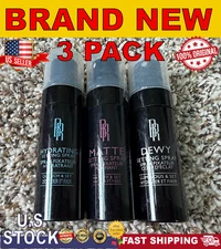 Black Radiance Setting Spray 3 Pack | Hydrating + Matte + Dewy | NEW