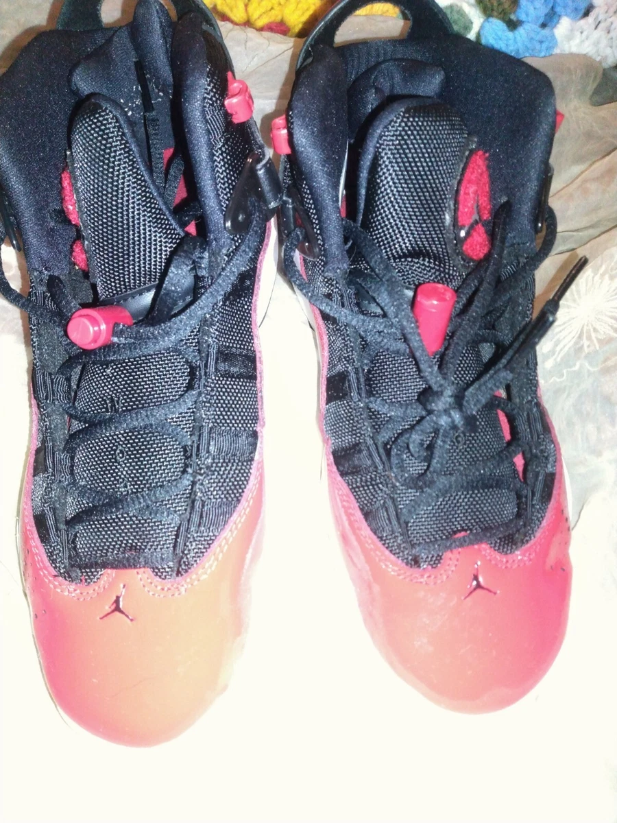 nike air jordan size 6.5 323419 060 Red And Black nice shoes