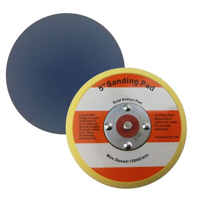 5  Vinyl Face PSA Sanding Backing Pad 24 Thread Mounts For DA Sanders (2 PCS)