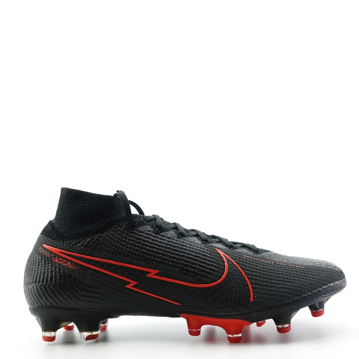 Nike Mercurial Superfly 7 Elite AG Pro Black Red Soccer Mens 12 AT7892 060