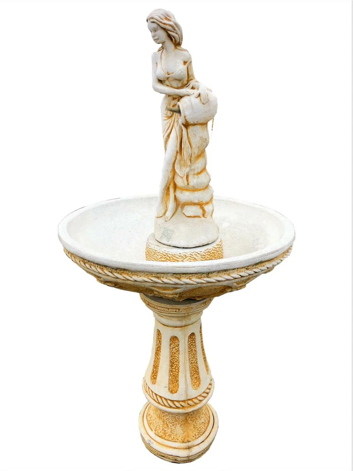 Frau mit Krug Beckenbrunnen Figurenbrunnen Garten Springbrunnen Standbrunnen 