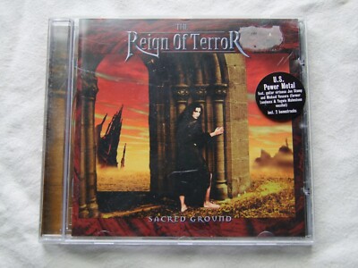 THE REIGN OF TERROR-'' SACRED GROUND'' CD 1ST PRESS 2001
