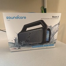 soundcore Boom 2 Portable Bluetooth Speaker Waterproof USB-C USB Black