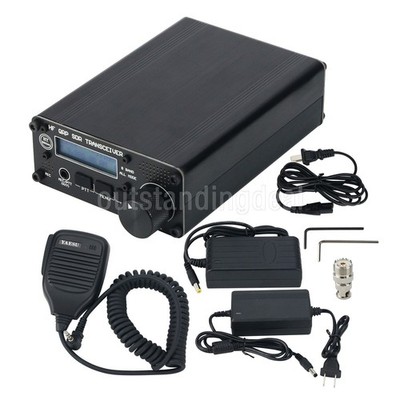 USDX-BATT HF QRP SDR Transceiver Full Set 8 Band All Mode w/ Microphones ot25 #z