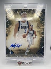 KLAY THOMPSON FANATICS UNDER WRAPS EMANATE GOLD AUTO /50 MAVERICKS BB