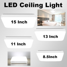 LED Ceiling Light Ultra-thin LED Ceiling Lamp Flush Mount Fixture 6500K Daylight