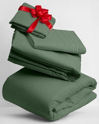 Twin Sheets Set - 3 PC Iconic Collection Bedding - Hotel Luxury, Extra Soft