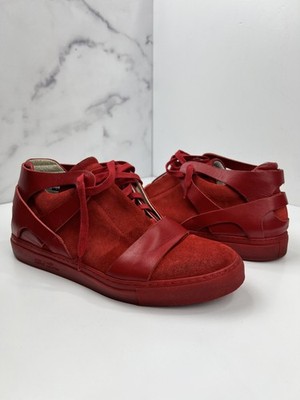 Erik Bjerkesjo Del Toro Shoes Mens Size 9 Leather Suede Made in Italy Designer R