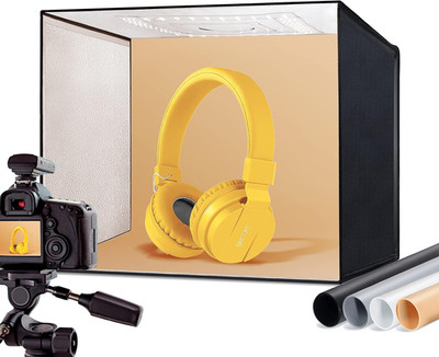16''X12'' Photo Light Box Photography, 24W Foldable Photo Studio Light Box, Dimmab