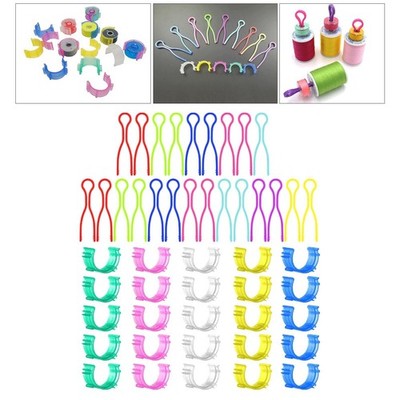 50pcs spool thread huggers bobin buddies bobin   halter clips halten ihre