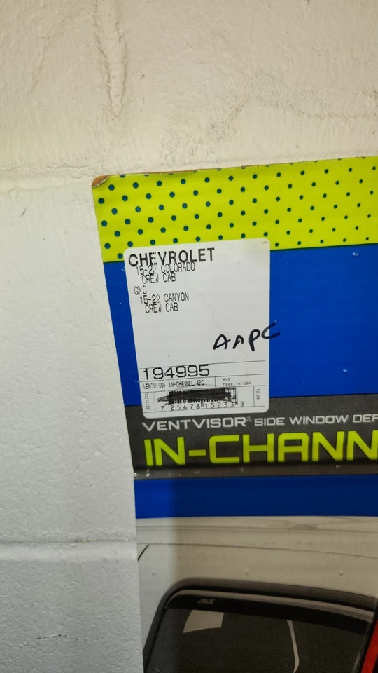 Nuevos protectores de visera de ventana para Chevy/GMC Colorado/Canyon 2015-2022 doble cabina Foto 2 de 3