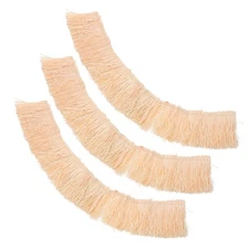 3pcs Artificial Thatch Grass Roof Miniature Straw Bales Simulation Thatch Roll