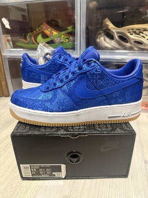 Size 9.5 - Nike Air Force 1 Low PRM Clot Blue Silk New Mens CJ5290-400