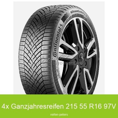 4x Continental AllSeasonContact 2 EVc XL Allwetterreifen 215/55 R16 97V id46877