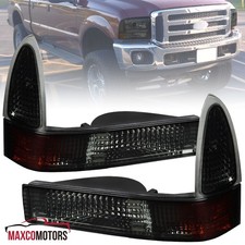 Smoke Corner Lights Fits 1999-2004 Ford F250 F350 00-04 Excursion Signal Lr Smoke Corner Lights Fits 1999-2004 Ford F250 F350 00-04 Excursion Signal Lr