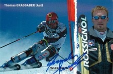 Thomas Graggaber Autogrammkarte Ski Alpin Österreich Rossignol Racing