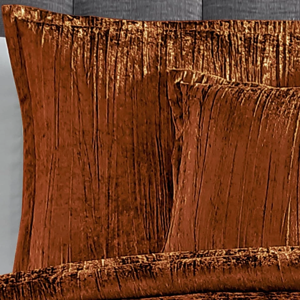 Turin Plush Comforter Set, King, Spice, 7-Piece Set - Image 2 of 4