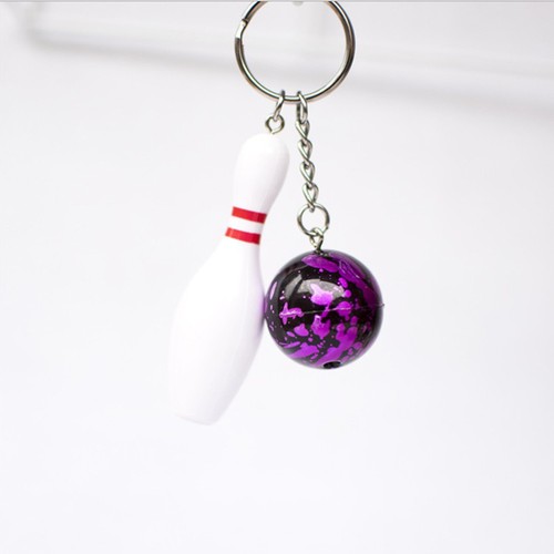 4 Pcs Bowling Keychain Miss Man Mini Keyring Hanging Ornament Decorative - Picture 11 of 11