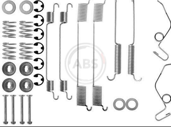 ZubehöRsatz Bremsbacken A.B.S. 0642Q FüR Ford Transit Bus TAS TAL TGL TWS TBS-image