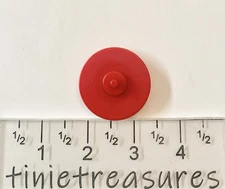 Tupperware Magnet Keychain Very Rare Japan Mini Lid Red Tinietreasures