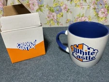 RARE Crave Nation, White Castle Coffee Cup Mug brand new still in the box 