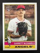 2025 Topps Heritage High Number Garrett McDaniels #578 Rookie Card (RC)