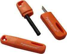 2Pcs Ferro Rod Fire Starter for Camping, Ferrocerium Flint & Striker Survival Ki