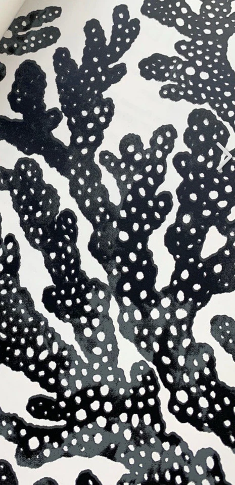 PATRÓN THIBAUT T10123 DOBLE ROLLO \ NUEVO \ DISEÑO MODERNO - NEGRO CORAL Foto 4 de 4