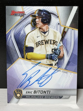 2025 Bowman's Best Eric Bitonti Auto #B25-EBI ~ Milwaukee Brewers
