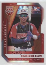 2021 Panini Elite Extra Edition Prime Numbers B Die-Cut /104 Fraymi De Leon 0b2
