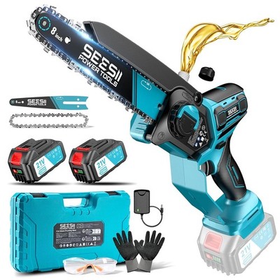 Batteriekettensäge 1000 W SEESII 6 8 Zoll Mini Kettens