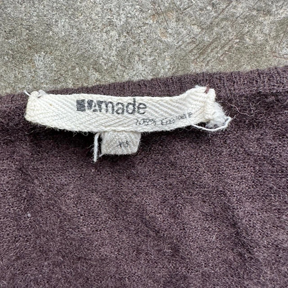 Camisa LAMade Vintage Marrón Cachemir Manga Larga Foto 3 de 4