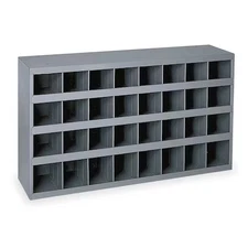 Durham Mfg 357-95 Prime Cold Rolled Steel Pigeonhole Bin Unit, 12 In D X 19 1/4