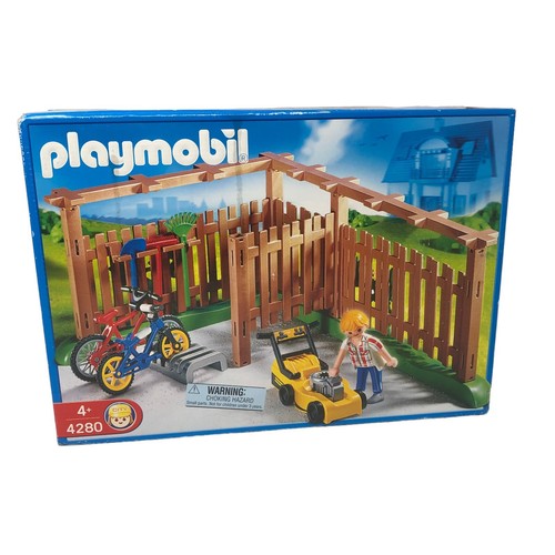 Clôture Playmobil City Life 4280 - Parking Et Maison, Accessoire Neuf