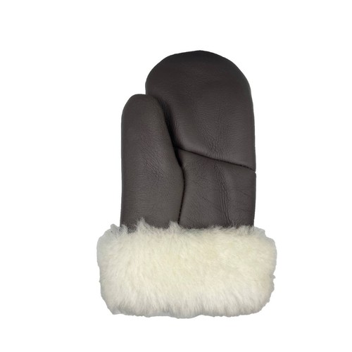 Mitones de piel de oveja genuinos de piel de oveja para hombre y mujer 3 colores - Imagen 31 de 46
