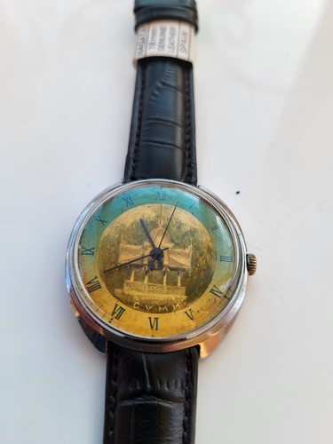 Orologio Uomo Vintage URSS Epoca Sovietica Quadrante Raketa Città Ucraina Sumy Serie Limitata - Foto 3 di 10