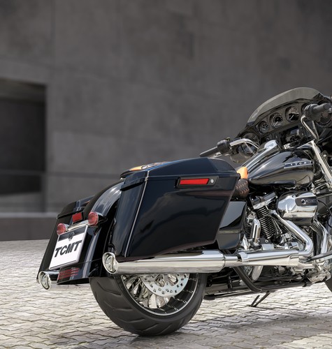 4" Stretched Extended Hard Saddlebags Fit For Harley Road Street Glide 2014-2024 - Picture 12 of 12