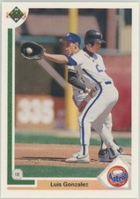 1991 Upper Deck Luis Gonzalez Rookie Diamondbacks Astros RC #567